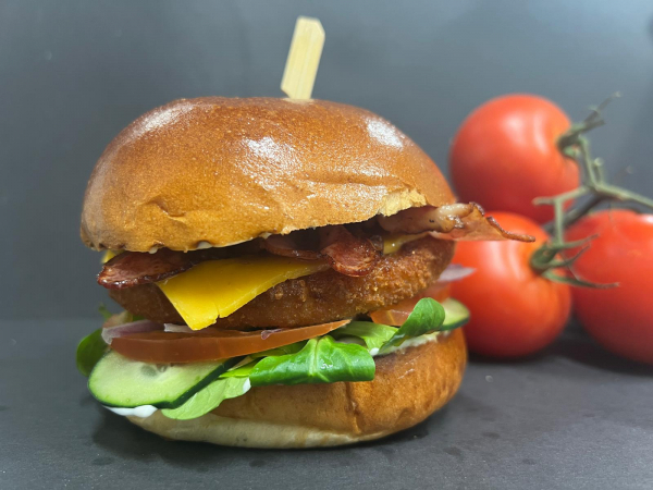 Obrázok jedla Chicken burger so slaninkou